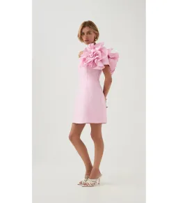 Aje Florence Mini Dress in Lilac Blush Size AU 8 for rent on The Volte - image 2
