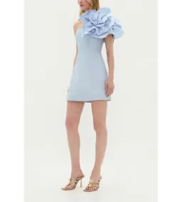 Aje Florence Mini Dress Icy Blue Size 10  for rent on The Volte - image 3