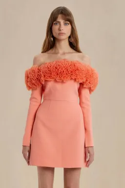 Sonya Moda Rumi Mini Dress Peach Size 12 for rent on The Volte - image 2