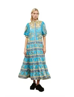 Alemais Cassie Tiered Midi Dress Size 10 for rent on The Volte - image 1