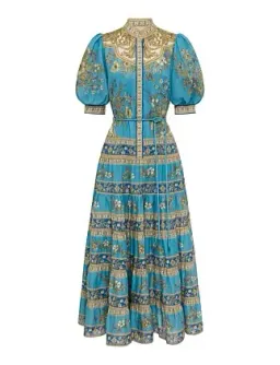 Alemais Cassie Tiered Midi Dress Size 10 for rent on The Volte - image 5