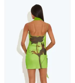 Rat & Boa Orisha Mini Dress Green Size 10 for rent on The Volte - image 2