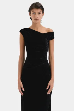 Sir the Label Ettore Gown Black Size 3/AU 12 for rent on The Volte - image 4