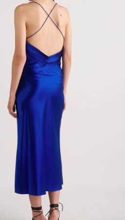 Dion Lee BIAS WEAVE COWL DRESS size 8 for rent on The Volte - image 3