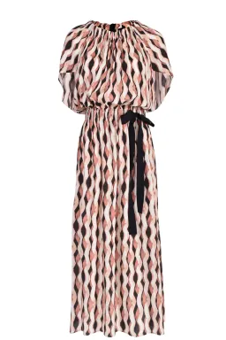 Husk Florence Print Midi Dress in Brown Size M/AU 10 for rent on The Volte - image 5