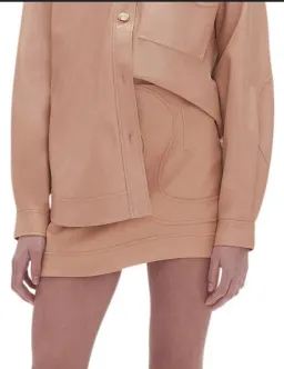 Aje Priscilla Scalloped Mini Skirt and Shacket - Size 8  for rent on The Volte - image 1