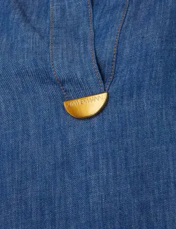 Zimmermann  Illuminate Tunic Dress Denim  Size 3 / AU 14 for rent on The Volte - image 2