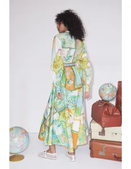 Alemais Atlas Shirt Dress Multi Size 12 for rent on The Volte - image 2