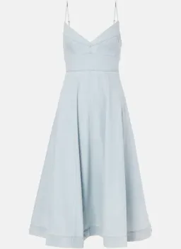 Zimmermann Acacia Denim Swing Dress size 2 for rent on The Volte - image 4