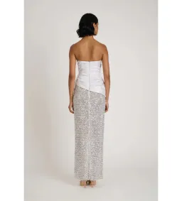Eliya The Label Gia Maxi Gown Silver Size XS / AU 6 for rent on The Volte - image 4