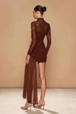 Sonya Moda Mariposa Dress Brown Size 8 for rent on The Volte - image 2