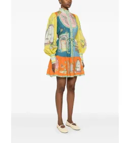 Alemais Monte Mini Dress Multi Size 8 for rent on The Volte - image 3