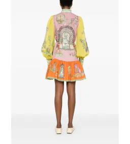 Alemais Monte Mini Dress Multi Size 8 for rent on The Volte - image 4