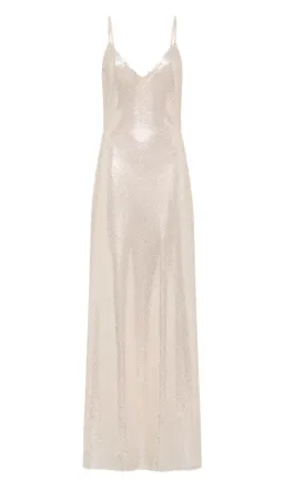 Manning Cartell High Voltage Slip Dress Nude Silver Size 4 for rent on The Volte - image 4