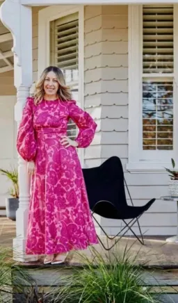 Zimmermann Edie High Neck Dress Pink Size 3 / AU 14 for rent on The Volte - image 2