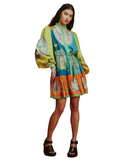 Alemais Monte Mini Dress Multi Size 10 for rent on The Volte - image 1