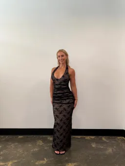 Nookie Arabella Halter Maxi Black Size AU 10 for rent on The Volte - image 4