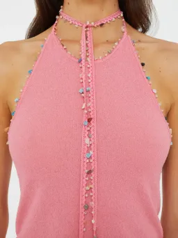 Beach Quartz Halter Tank | Christopher Esber for rent on The Volte - image 2