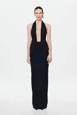 Misha The Vanessa Jersey Dress Black Size XS / AU 6-8 for rent on The Volte - image 1