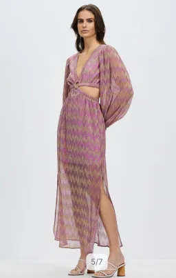 Ana Chevron Ring Front Maxi for rent on The Volte - image 6