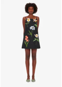 Leo Lin Leia Embroidered Mini Dress Size 10 for rent on The Volte - image 1
