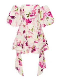 Aje Incarnation Mini Dress Fresh Flora Size AU 6 for rent on The Volte - image 5
