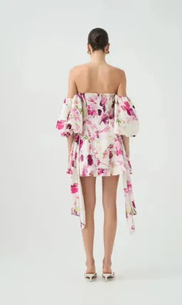 Aje Incarnation Mini Dress Fresh Flora Size AU 6 for rent on The Volte - image 4