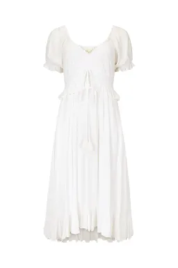 Coven & Co Boho Maternity True Romance Gown White Size M / AU 12 for rent on The Volte - image 3