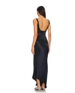 BEC & BRIDGE MOON DANCE COWL DRESS NAVY BLUE SIZE 8 for rent on The Volte - image 3
