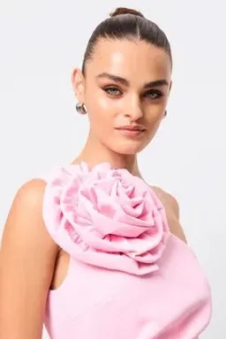 MOSSMAN DREAMSTATE MAXI DRESS / PINK / SIZE 14 for rent on The Volte - image 4