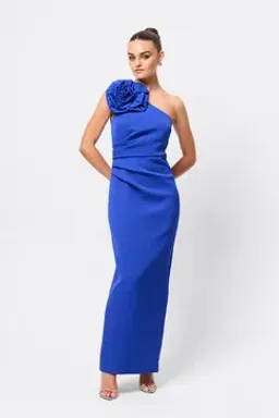 MOSSMAN DREAMSTATE MAXI DRESS / BLUE / SIZE 14 for rent on The Volte - image 1