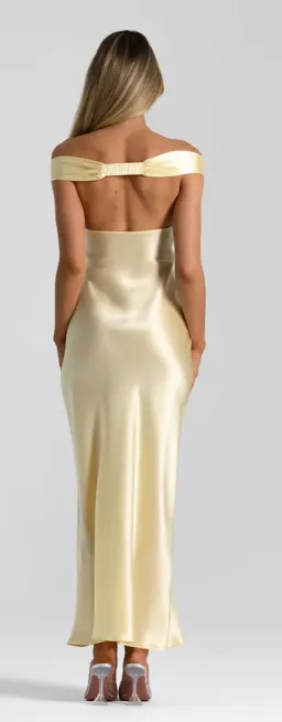 Natalie Rolt- Bridget Dress in Lemon for rent on The Volte - image 2