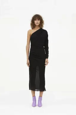 Manning Cartell  Zero Gravity Midi Dress Black Size 4 for rent on The Volte - image 1
