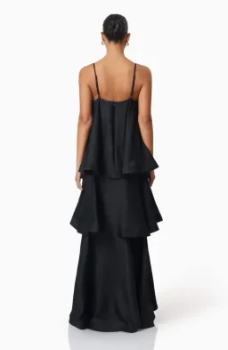 Elliatt Tilly Tiered Maxi Dress in Black Size Small / AU 8 for rent on The Volte - image 4