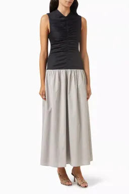 Anna Quan Isla Dress Grey Size 6 for rent on The Volte - image 2