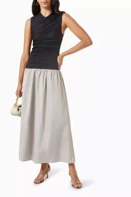 Anna Quan Isla Dress Grey Size 6 for rent on The Volte - image 1