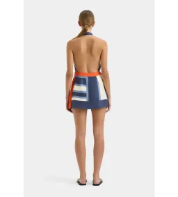 Sir The Label Dazed Wrap Halter Mini Dress Studio Print Size 1 / AU 8 for rent on The Volte - image 2