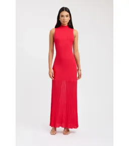 Kookai Manhattan Maxi Dress in Rose Red Size AU 8 for rent on The Volte - image 1