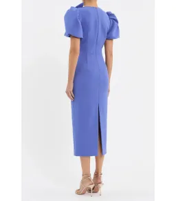 Rebecca Vallance Violetta Midi Dress in Periwinkle Blue Size AU 10 for rent on The Volte - image 3