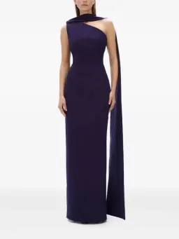 Rachel Gilbert Clara Wrap Maxi Dress Indigo Size 8 for rent on The Volte - image 1