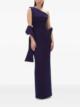 Rachel Gilbert Clara Wrap Maxi Dress Indigo Size 8 for rent on The Volte - image 3