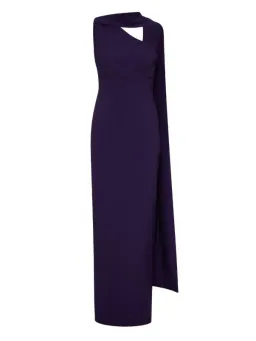 Rachel Gilbert Clara Wrap Maxi Dress Indigo Size 8 for rent on The Volte - image 2