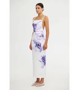 Significant Lena Midi Dress in Pearl Botanic Size AU 8 for rent on The Volte - image 2