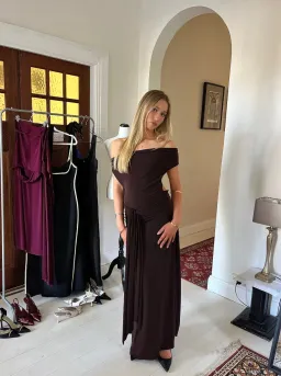 LaMarie Nadia Maxi Dress Brown Size S / AU 8 for rent on The Volte - image 1