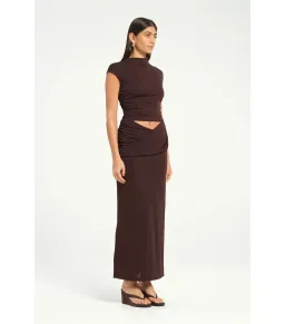 Benni Royce Maxi Dress Brown Size AU 10 for rent on The Volte - image 2