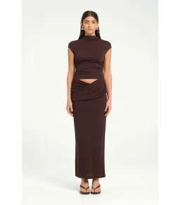 Benni Royce Maxi Dress Brown Size AU 10 for rent on The Volte - image 1
