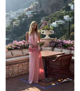 Natalie Rolt Winona Maxi Gown Blossom Pink Size 1 / AU 8 for rent on The Volte - image 1