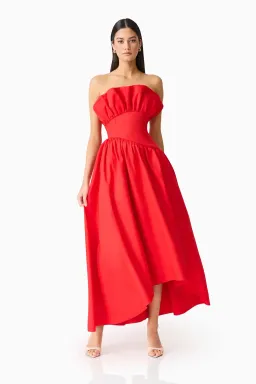 Elliatt Laurel Gown Red Size S / AU 8  for rent on The Volte - image 3