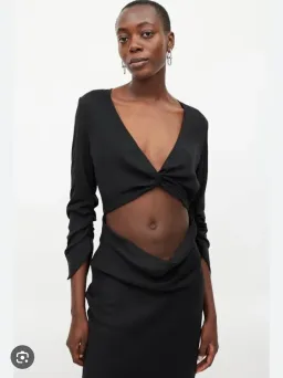 Rat & Boa Costella Dress Black Size  S/Au 8  for rent on The Volte - image 2