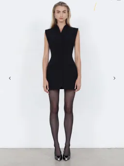 The Cross Mini Dress Black Size 16  for rent on The Volte - image 1